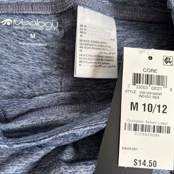 Ideology Capri Length Kids Leggings - Picture 2 of 2